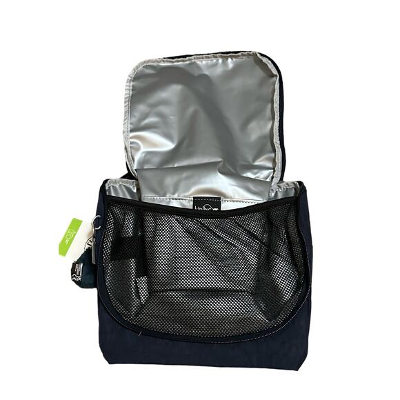 Kipling Kichirou Insulated Lunch Bag Blue New with tags - Picture 3 of 4